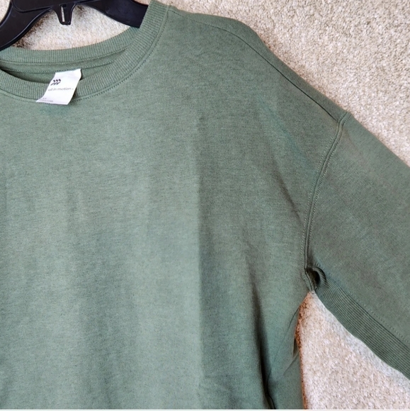 All In Motion Olive Green Crew Sweatshirt - Picture 5 of 8
